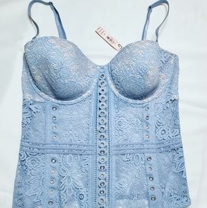 Baby blue corset new with tags